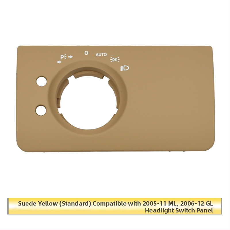 Panel prepínača svetlometov pre Mercedes-Benz R-Class – ABS, kompatibilný s ML/GL, kryt palubnej dosky, Snap-On inštalácia