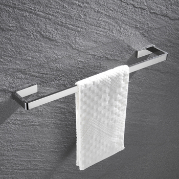 Fali törölközőtartó, 304 rozsdamentes acél, tükrös felület, két darabos készlet a fürdőszobához