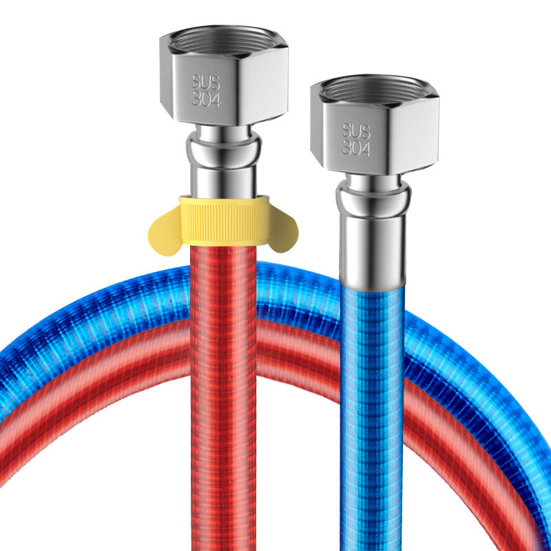 304 неръждаема стомана гъвкав входен маркуч за бойлер, спирален конектор, 1.6 MPa, единична комплектация