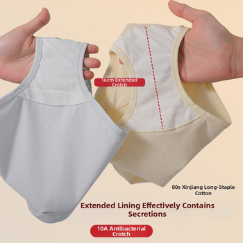 Slipuri de femei din bumbac, 80-count, antibacteriale, respirabile, talie medie, căptușeală din bumbac