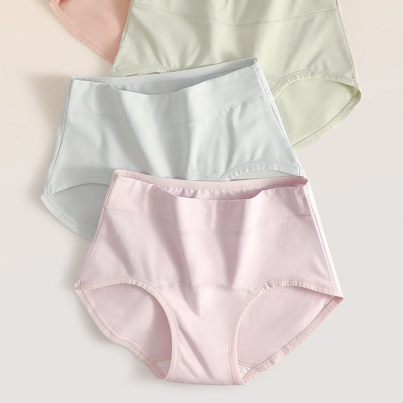 Slipuri de femei din bumbac, 80-count, antibacteriale, respirabile, talie medie, căptușeală din bumbac