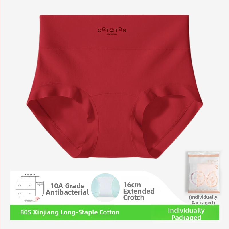 Slipuri de femei din bumbac, 80-count, antibacteriale, respirabile, talie medie, căptușeală din bumbac