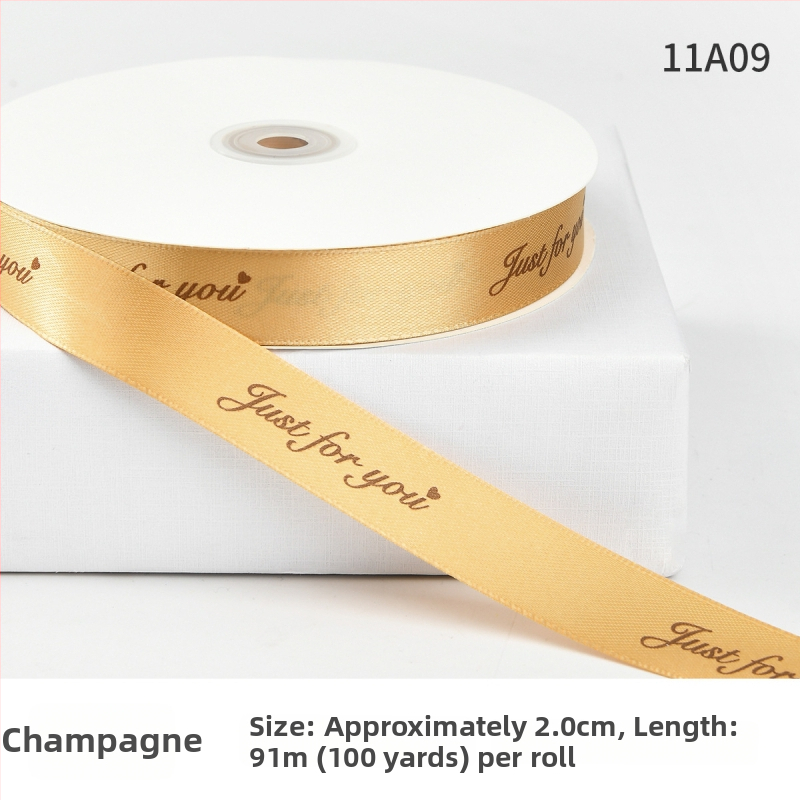 Jiahua σατέν κορδέλα με αγγλικούς χαρακτήρες για τη γιορτή του Αγίου Βαλεντίνου – περιτύλιξη δώρων, ανθοδέματα, DIY