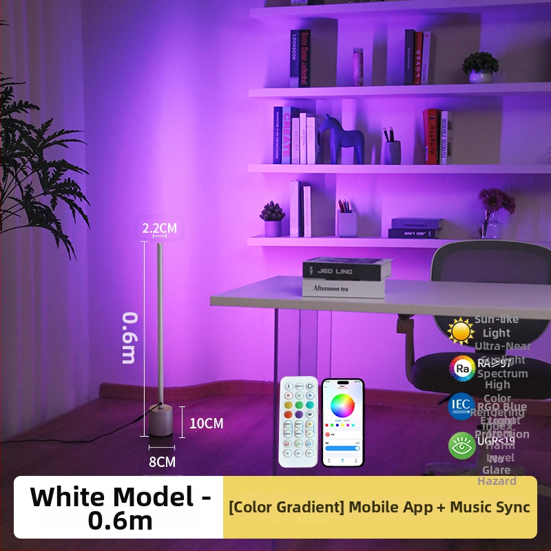 LED állólámpa, nordic stílus, vas test, állítható magasság 10, feszültség 220V