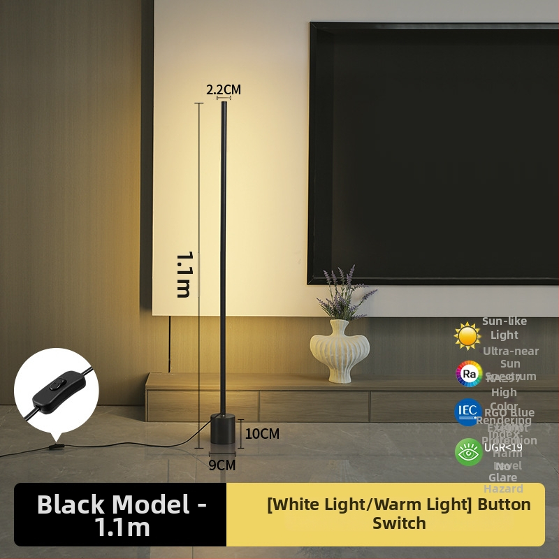 LED állólámpa, nordic stílus, vas test, állítható magasság 10, feszültség 220V