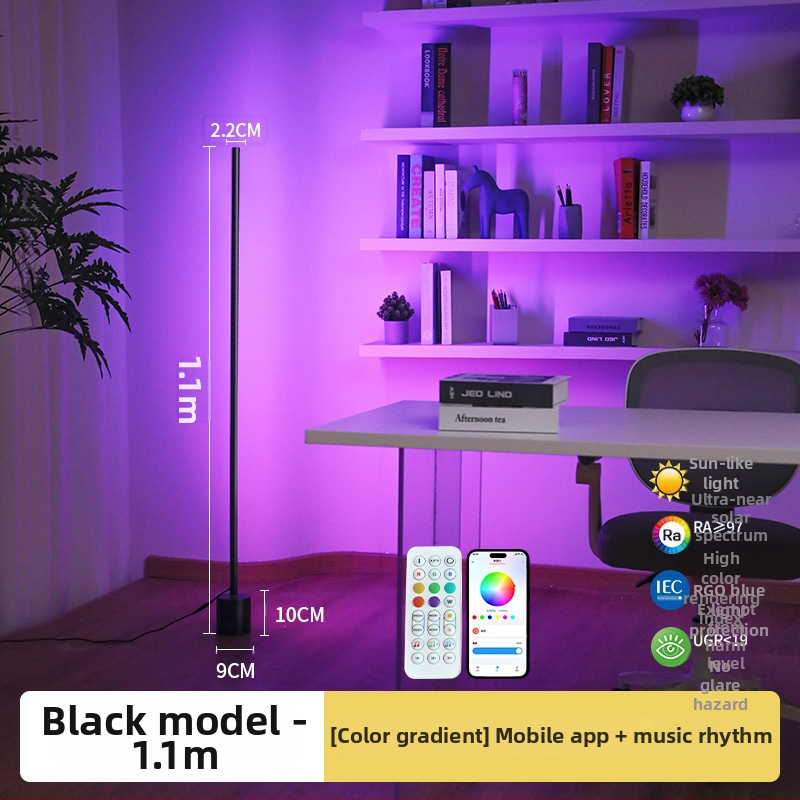 LED állólámpa, nordic stílus, vas test, állítható magasság 10, feszültség 220V