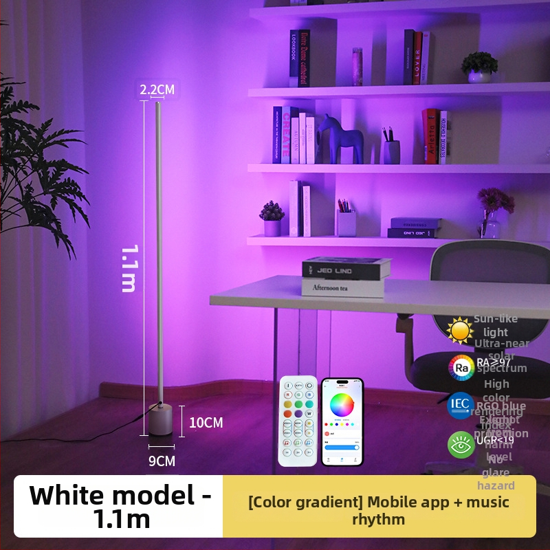 LED állólámpa, nordic stílus, vas test, állítható magasság 10, feszültség 220V