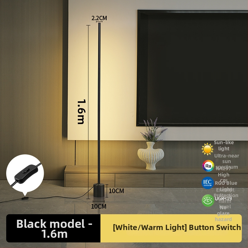 LED állólámpa, nordic stílus, vas test, állítható magasság 10, feszültség 220V