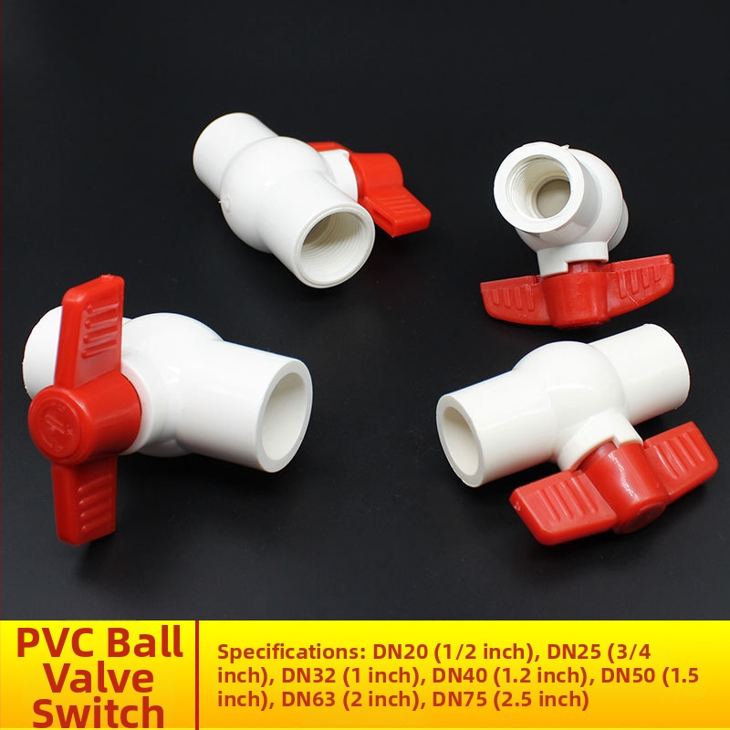 Plastový vodovodný ventil, závitové pripojenie, guľový ventil, priamy tok, model 3201, hygienická kategória