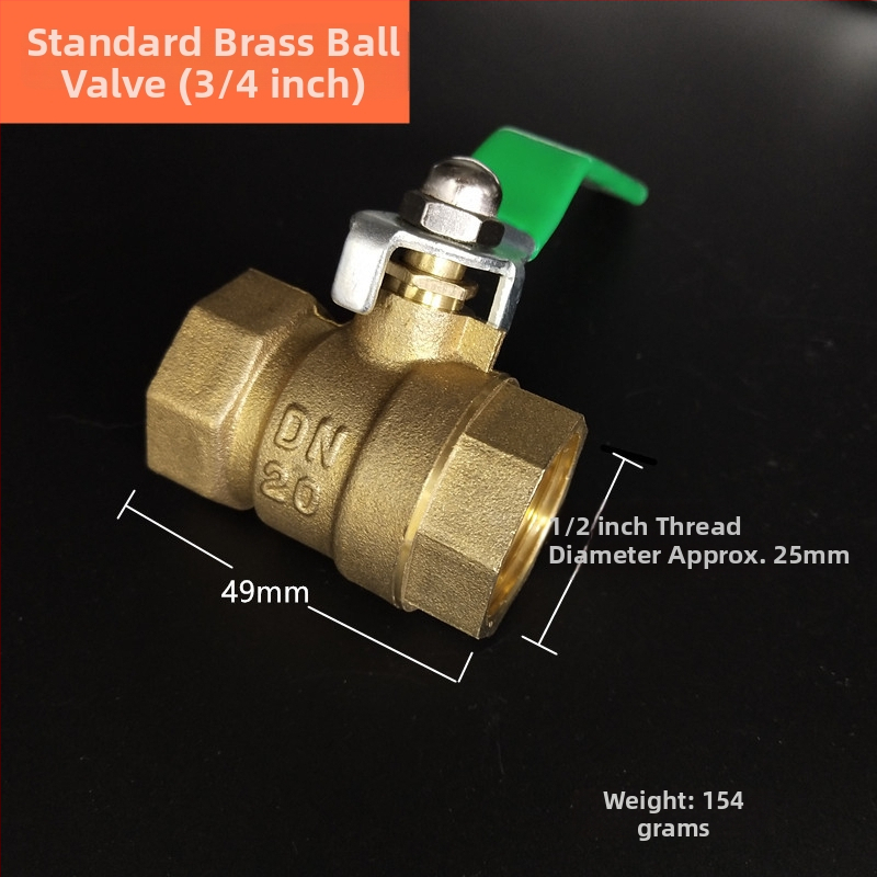 Plastový vodovodný ventil, závitové pripojenie, guľový ventil, priamy tok, model 3201, hygienická kategória