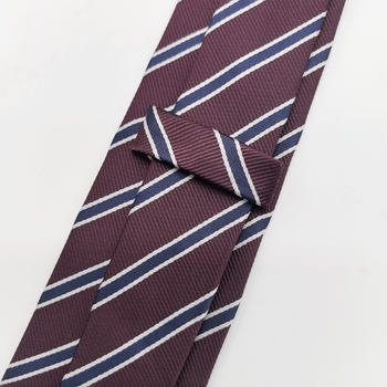 Kravata s prugama za formalnu odijelu | Poliester vlakno, jacquard tkanina, oblik: unisex/strelica