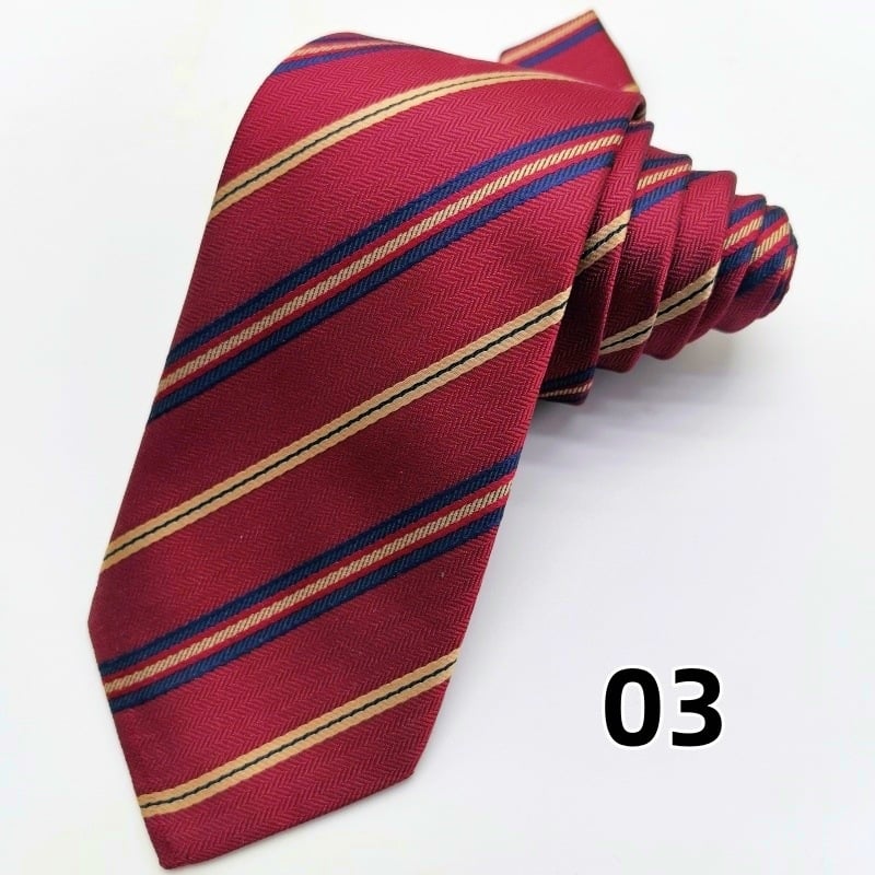 Kravata s prugama za formalnu odijelu | Poliester vlakno, jacquard tkanina, oblik: unisex/strelica