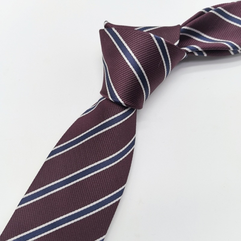 Kravata s prugama za formalnu odijelu | Poliester vlakno, jacquard tkanina, oblik: unisex/strelica