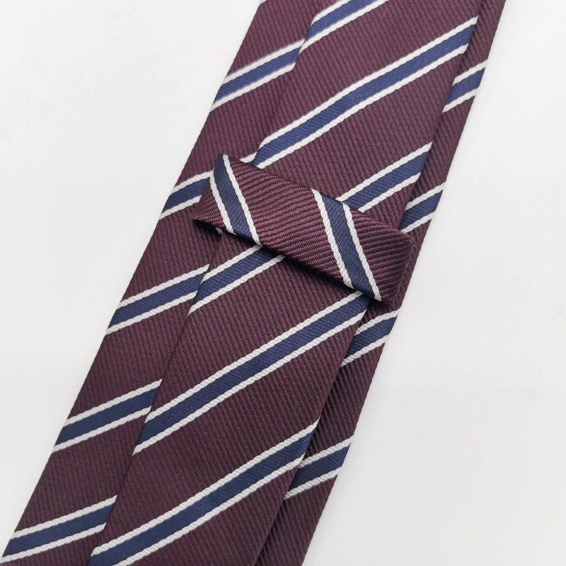 Kravata s prugama za formalnu odijelu | Poliester vlakno, jacquard tkanina, oblik: unisex/strelica
