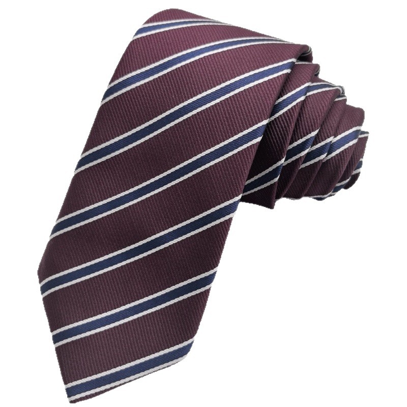 Kravata s prugama za formalnu odijelu | Poliester vlakno, jacquard tkanina, oblik: unisex/strelica
