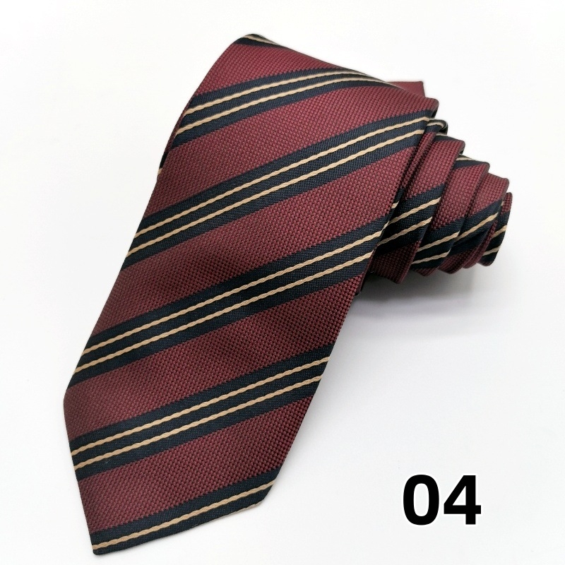 Kravata s prugama za formalnu odijelu | Poliester vlakno, jacquard tkanina, oblik: unisex/strelica