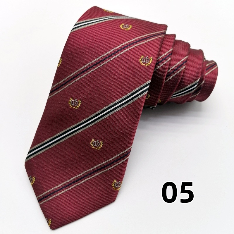 Kravata s prugama za formalnu odijelu | Poliester vlakno, jacquard tkanina, oblik: unisex/strelica