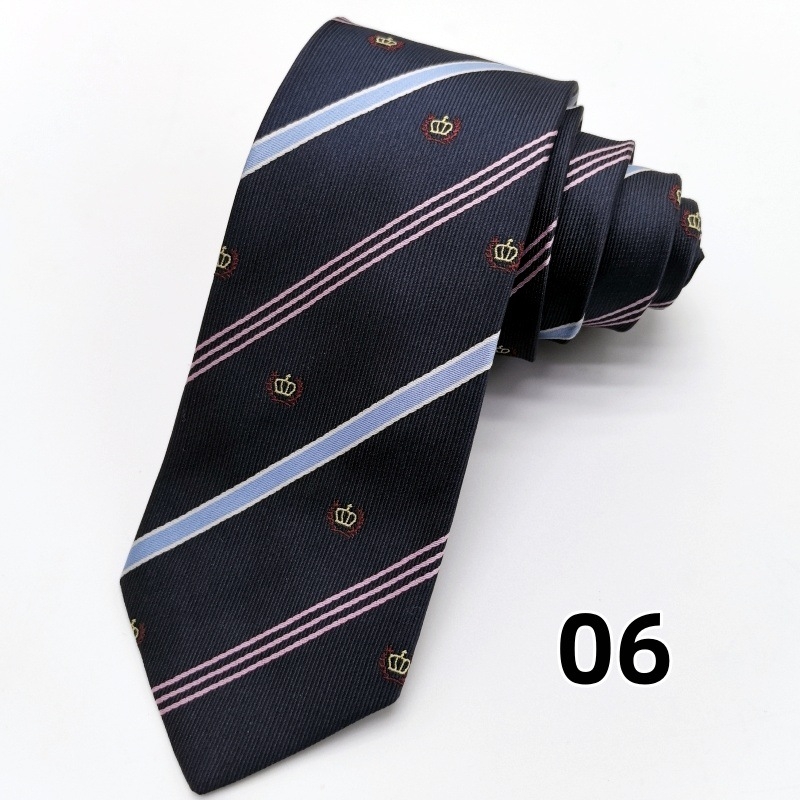Kravata s prugama za formalnu odijelu | Poliester vlakno, jacquard tkanina, oblik: unisex/strelica