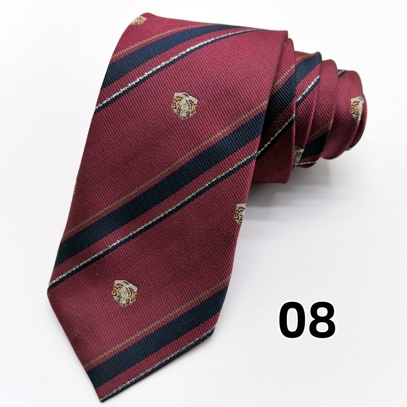 Kravata s prugama za formalnu odijelu | Poliester vlakno, jacquard tkanina, oblik: unisex/strelica