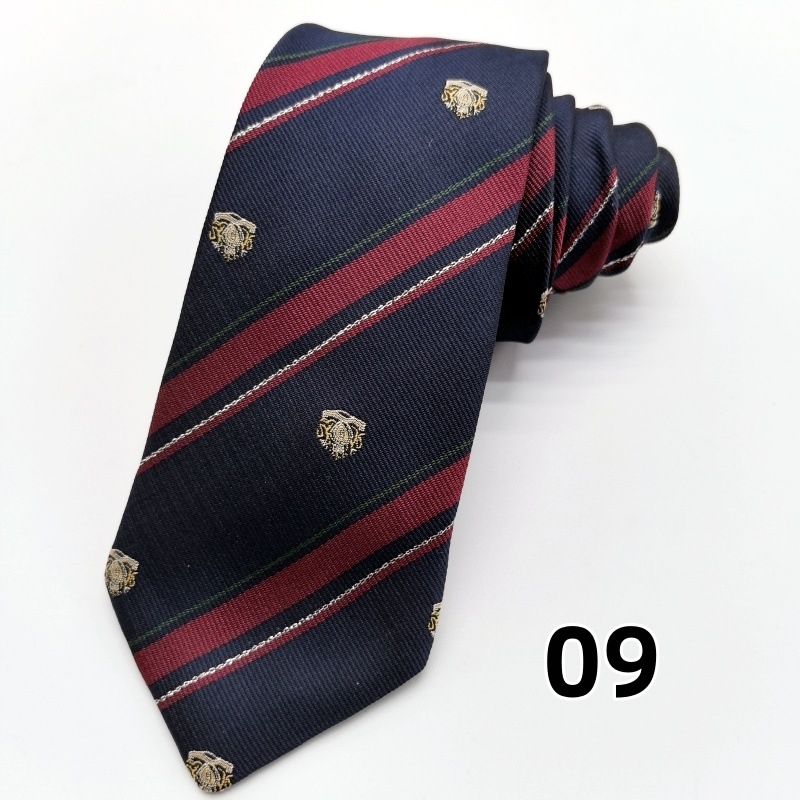 Kravata s prugama za formalnu odijelu | Poliester vlakno, jacquard tkanina, oblik: unisex/strelica