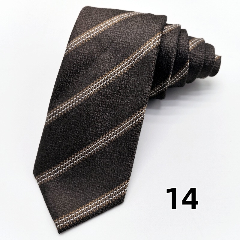 Kravata s prugama za formalnu odijelu | Poliester vlakno, jacquard tkanina, oblik: unisex/strelica