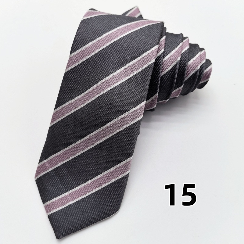 Kravata s prugama za formalnu odijelu | Poliester vlakno, jacquard tkanina, oblik: unisex/strelica