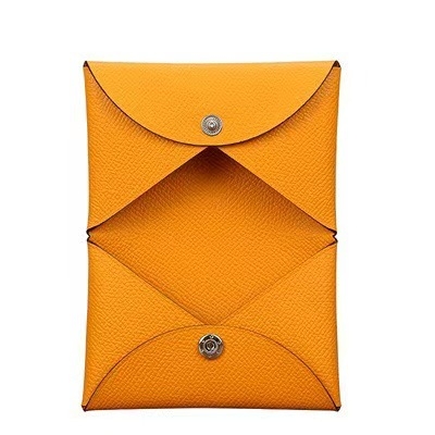 Grandbag Mini portofel din piele naturală cu model palmă, buzunar pentru monede cu capse, din piele de primul strat, unisex, stil urban