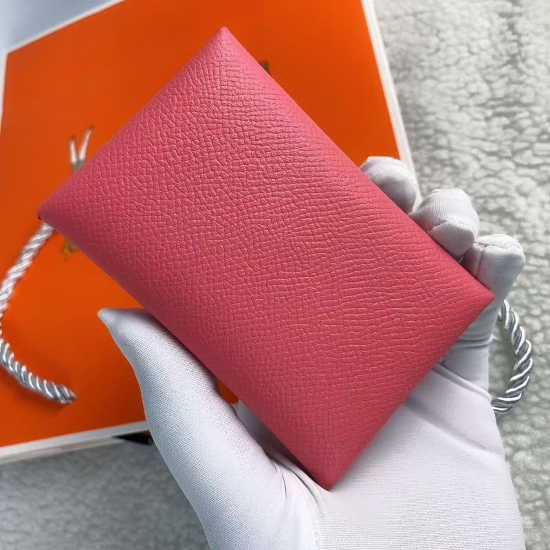 Grandbag Mini portofel din piele naturală cu model palmă, buzunar pentru monede cu capse, din piele de primul strat, unisex, stil urban