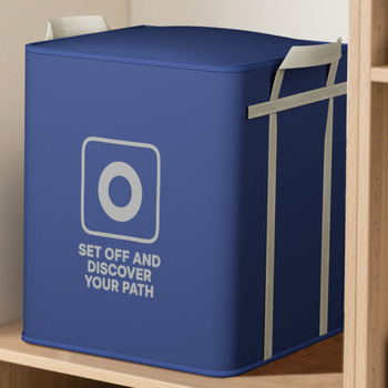 Paplan tároló táska, kocka alakú, nem szőtt anyagból, multifunkciós tárolás a hálószobában paplanok és Ruhák számára