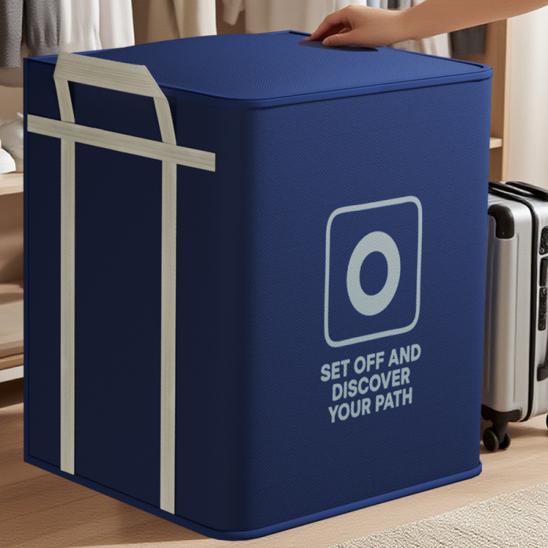 Paplan tároló táska, kocka alakú, nem szőtt anyagból, multifunkciós tárolás a hálószobában paplanok és Ruhák számára