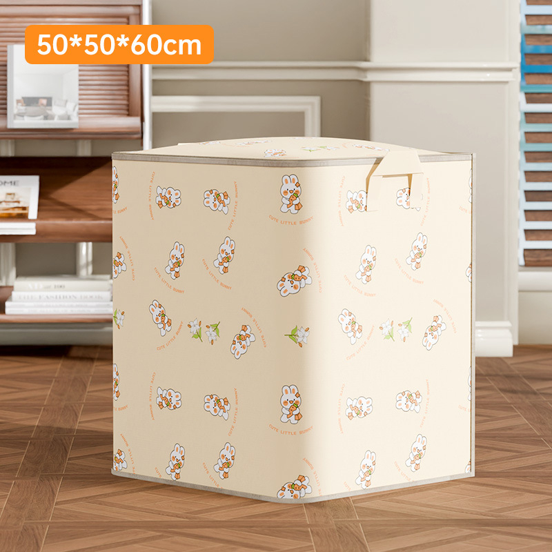 Paplan tároló táska, kocka alakú, nem szőtt anyagból, multifunkciós tárolás a hálószobában paplanok és Ruhák számára