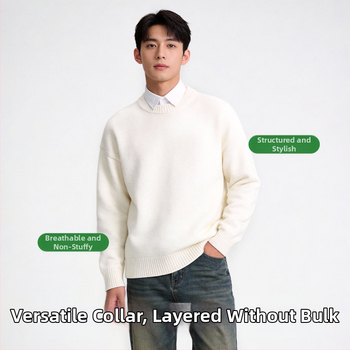 Levehető gallér öltönyhöz – pamut, egyszerű minta, magas minőségű férfiing-kiegészítő