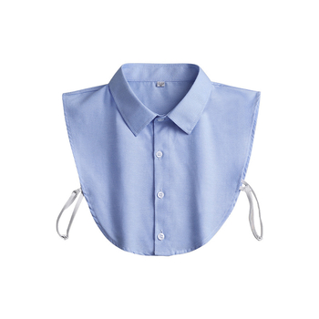 Levehető gallér öltönyhöz – pamut, egyszerű minta, magas minőségű férfiing-kiegészítő