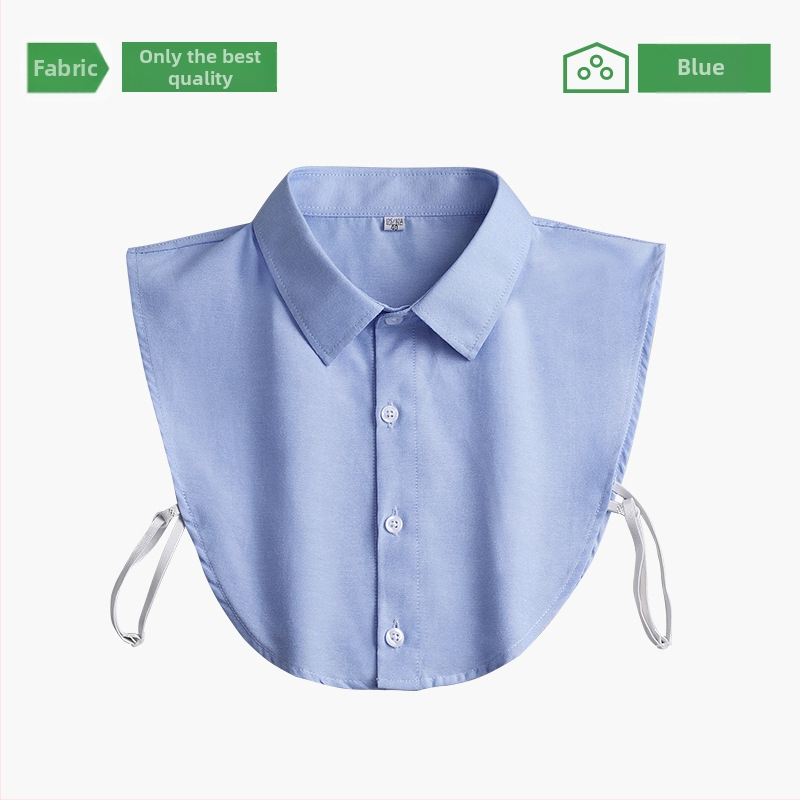 Levehető gallér öltönyhöz – pamut, egyszerű minta, magas minőségű férfiing-kiegészítő