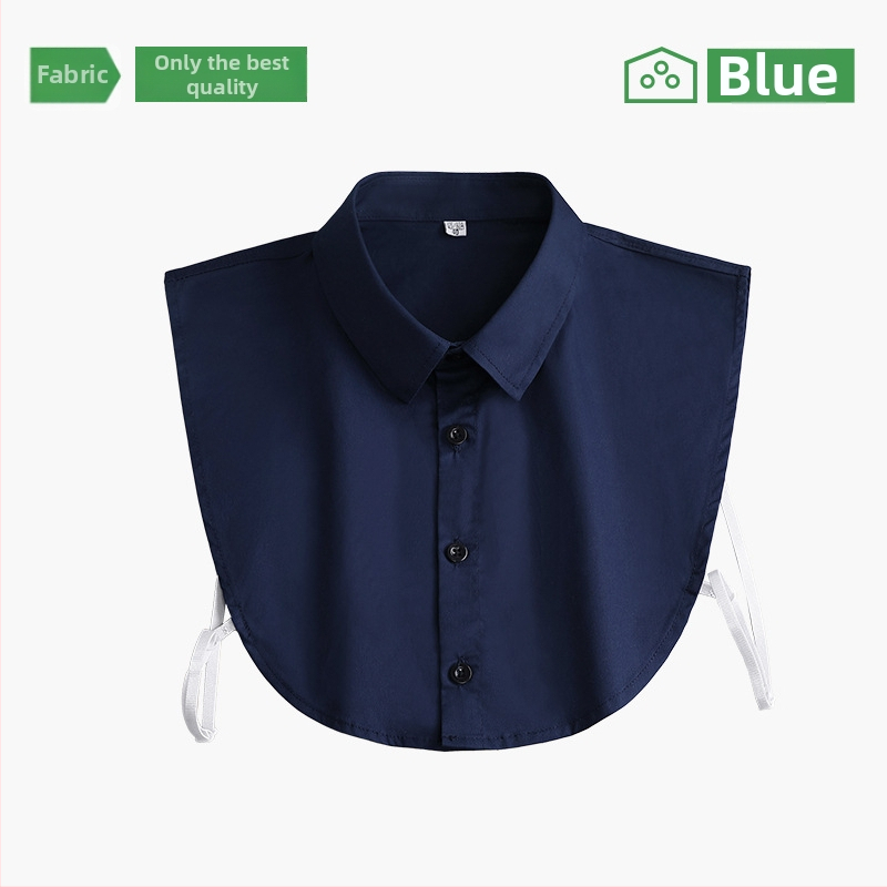 Levehető gallér öltönyhöz – pamut, egyszerű minta, magas minőségű férfiing-kiegészítő