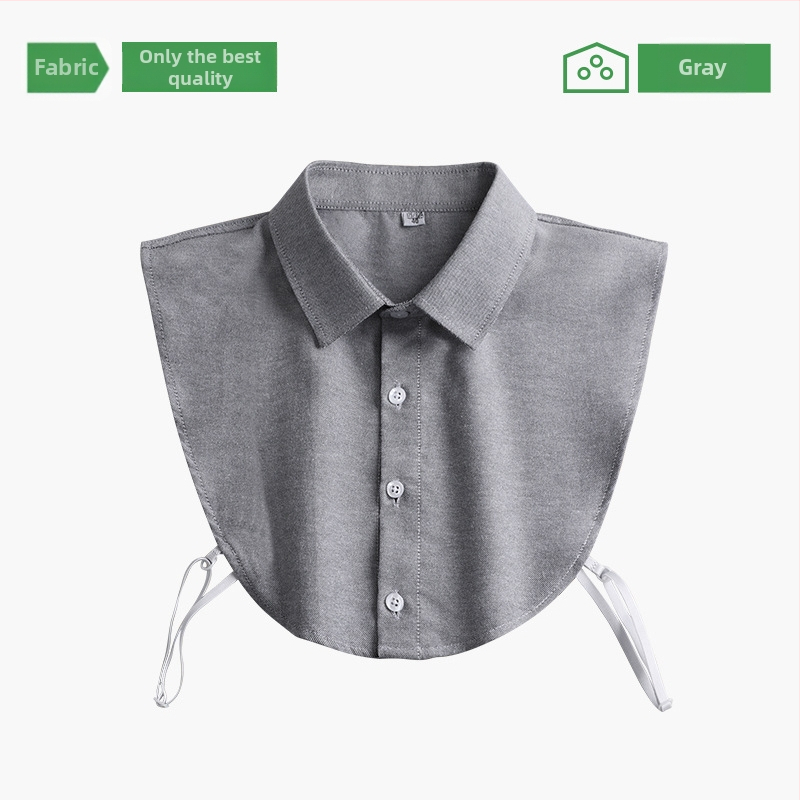 Levehető gallér öltönyhöz – pamut, egyszerű minta, magas minőségű férfiing-kiegészítő