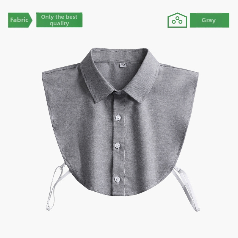 Levehető gallér öltönyhöz – pamut, egyszerű minta, magas minőségű férfiing-kiegészítő
