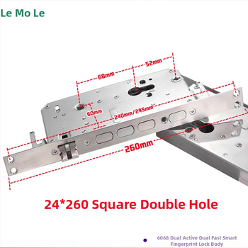 St240 Inteligentné telo zámku s otlačkom prsta — nerezová oceľ, zámkový jadro, materiál západky z nerezovej ocele, pre vstupné dvere domu