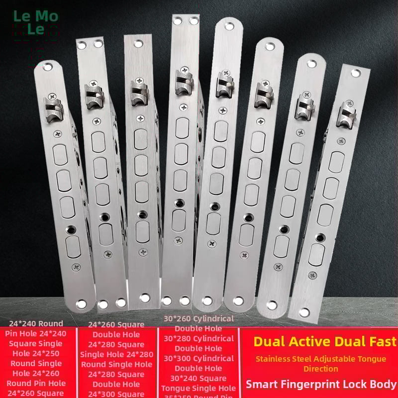 St240 Inteligentné telo zámku s otlačkom prsta — nerezová oceľ, zámkový jadro, materiál západky z nerezovej ocele, pre vstupné dvere domu