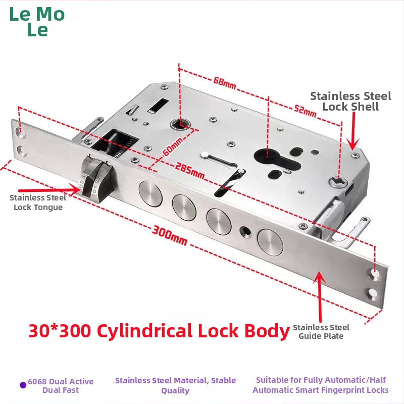 St240 Inteligentné telo zámku s otlačkom prsta — nerezová oceľ, zámkový jadro, materiál západky z nerezovej ocele, pre vstupné dvere domu