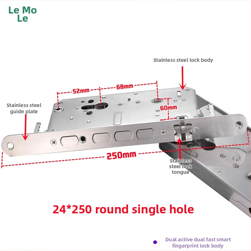 St240 Inteligentné telo zámku s otlačkom prsta — nerezová oceľ, zámkový jadro, materiál západky z nerezovej ocele, pre vstupné dvere domu