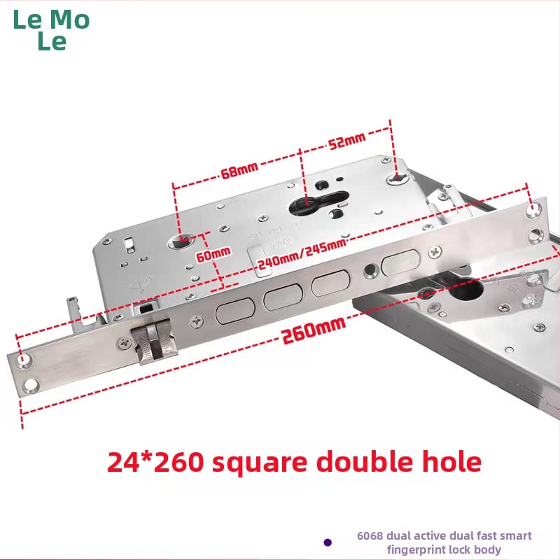St240 Inteligentné telo zámku s otlačkom prsta — nerezová oceľ, zámkový jadro, materiál západky z nerezovej ocele, pre vstupné dvere domu