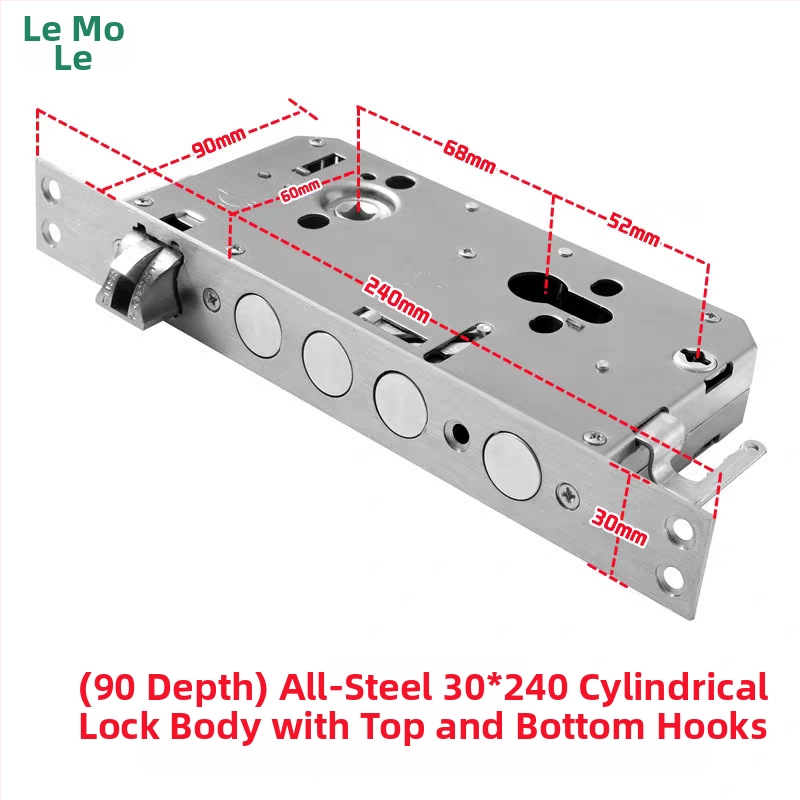 St240 Inteligentné telo zámku s otlačkom prsta — nerezová oceľ, zámkový jadro, materiál západky z nerezovej ocele, pre vstupné dvere domu