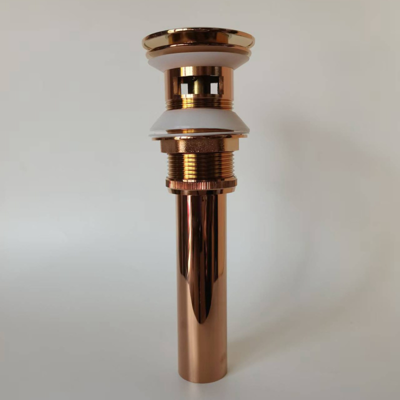 Meďný odtok drezu v antickom štýle, model YS60-09, moderný minimalistický štýl