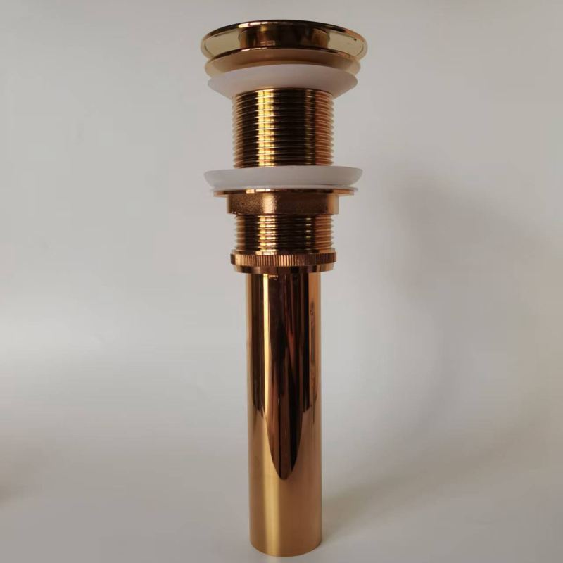 Meďný odtok drezu v antickom štýle, model YS60-09, moderný minimalistický štýl