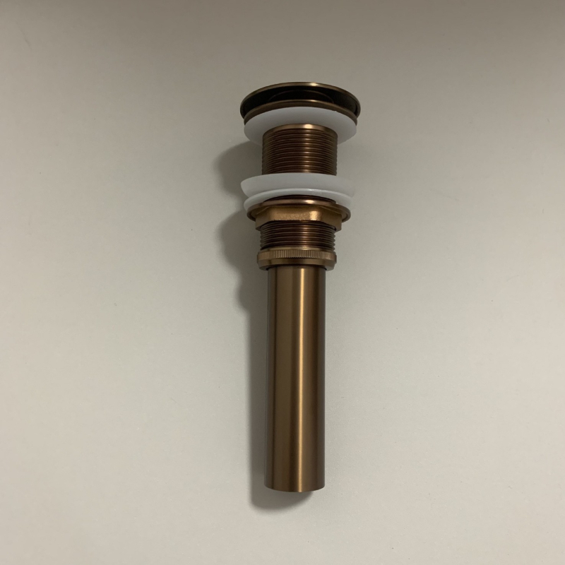 Meďný odtok drezu v antickom štýle, model YS60-09, moderný minimalistický štýl