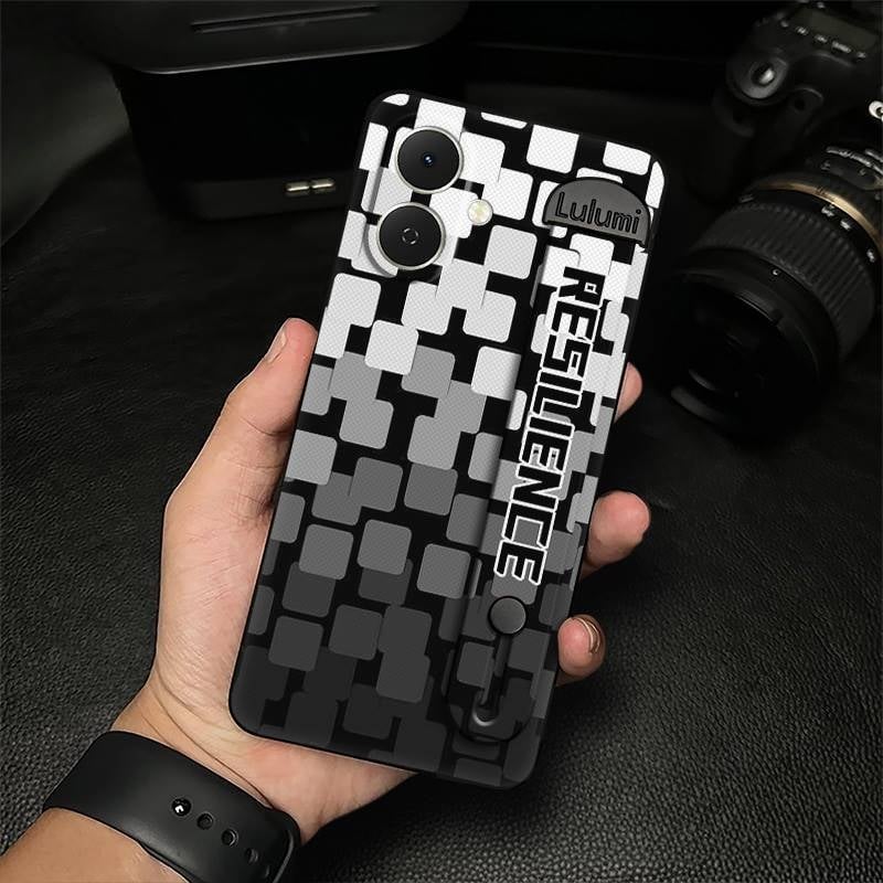 Lulumi husă pentru spate - design modern, finisaj vopsit cu spray, rezistent la șocuri, compatibil TPU