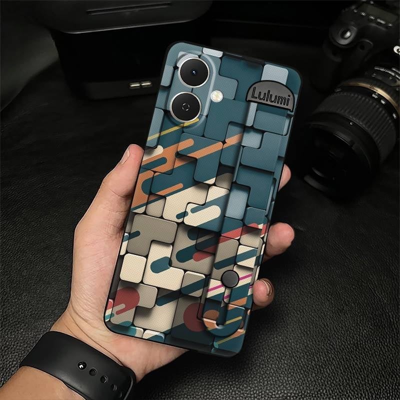 Lulumi husă pentru spate - design modern, finisaj vopsit cu spray, rezistent la șocuri, compatibil TPU