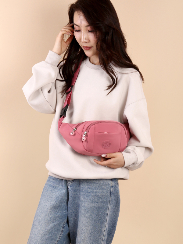 Geantă de talie - stil stradal, nylon, căptușeală poliester, toamnă 2024, călătorii de plăcere (stil stradal, nylon, căptușeală poliester, toamnă 2024, călătorii de plăcere)