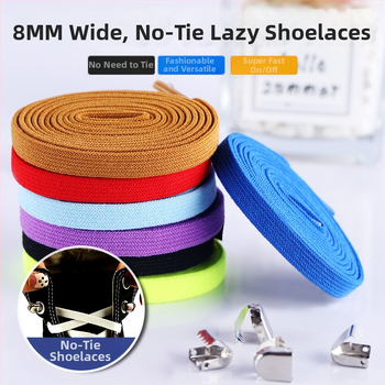 Șireturi elastice fără nod pentru adidași și pantofi din pânză — pentru toate sezoanele